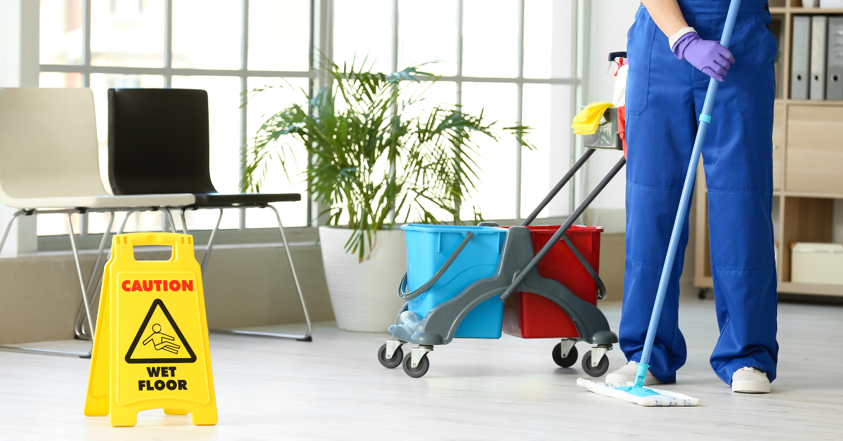 Professional floor cleaning for offices